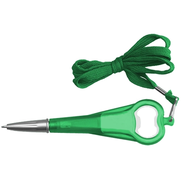 Cord Pen with Bottle Opener - Image 3