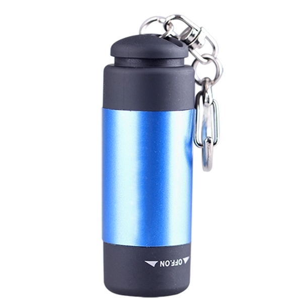 Mini USB Rechargeable Flashlight with Keychain - Image 2