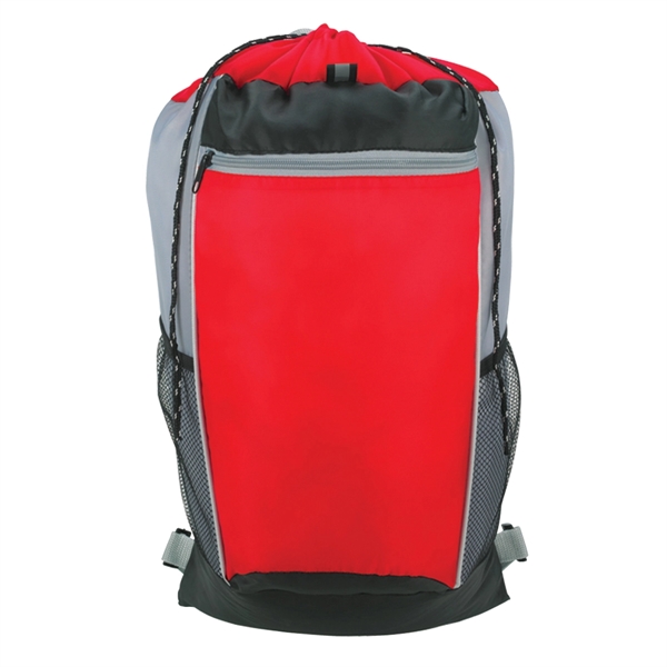 Tri-Color Drawstring Backpack - Image 4