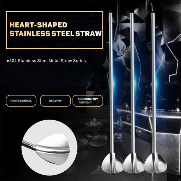 2 in 1 Metal Straws With Spoon,  Mixing Spoon Straw - Image 7