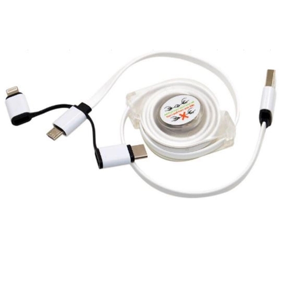 Retractable Multi-Adapter Charging Cable
