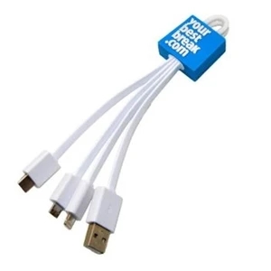Custom PVC 4 in 1 USB Adapter