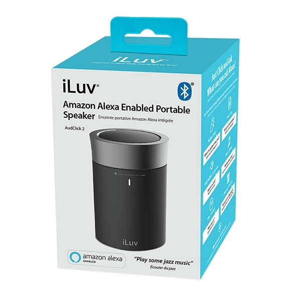 iLuv Aud Click 2 Wireless Speaker with Amazon Alexa - Image 2