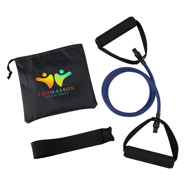 Yoga Stretch Band In Carry Pouch - Image 3