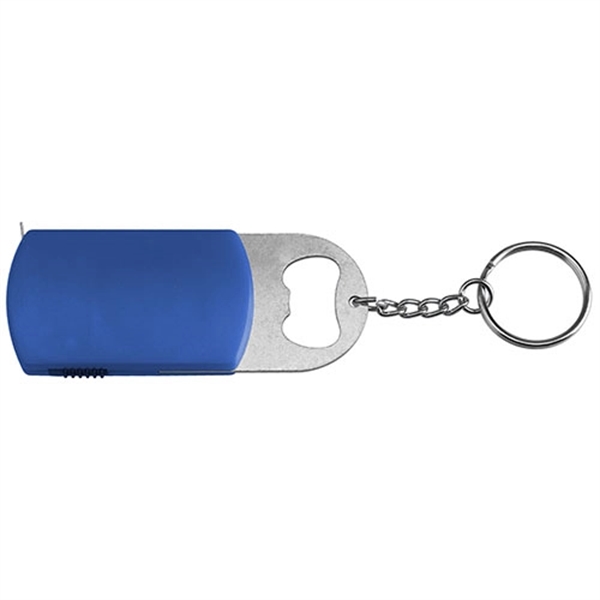 LED Tape Measure with Bottle Opener and Keychain - Image 3