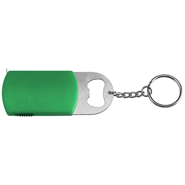 LED Tape Measure with Bottle Opener and Keychain - Image 5