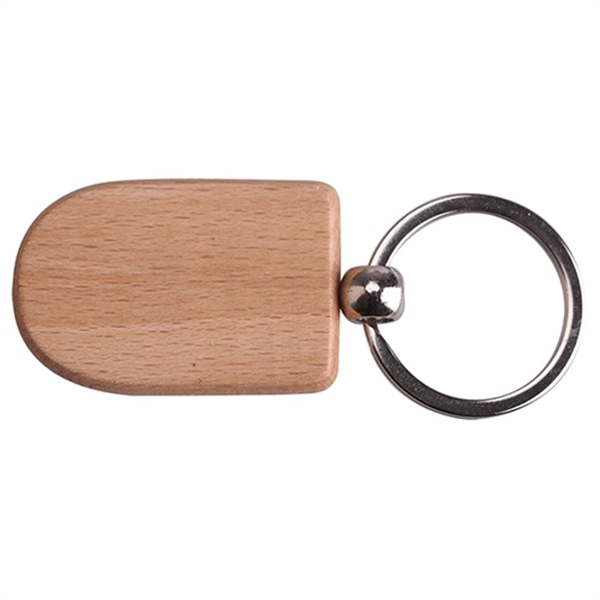 ECO Friendly Wooden Keychain - Image 2