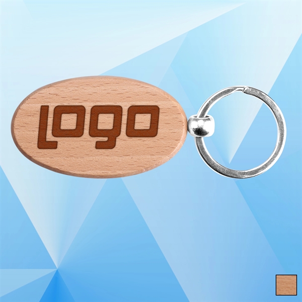 Wooden Keychain - Image 1