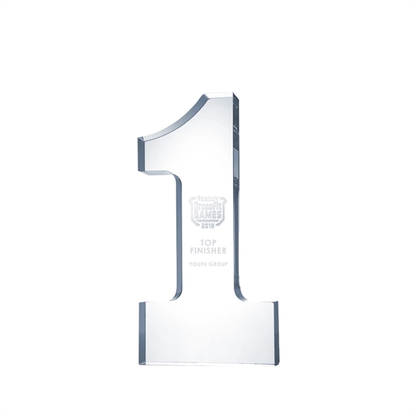 Acrylic Number One Award - Image 2