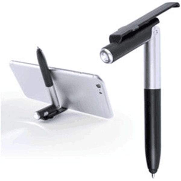 Madison 4-in-1 Ballpoint Pen / LED / Phone Stand / Stylus - Image 2
