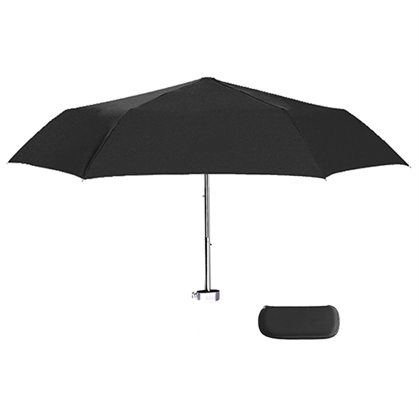 39" Arc Telescopic Folding Umbrella with Eva Case - Image 4