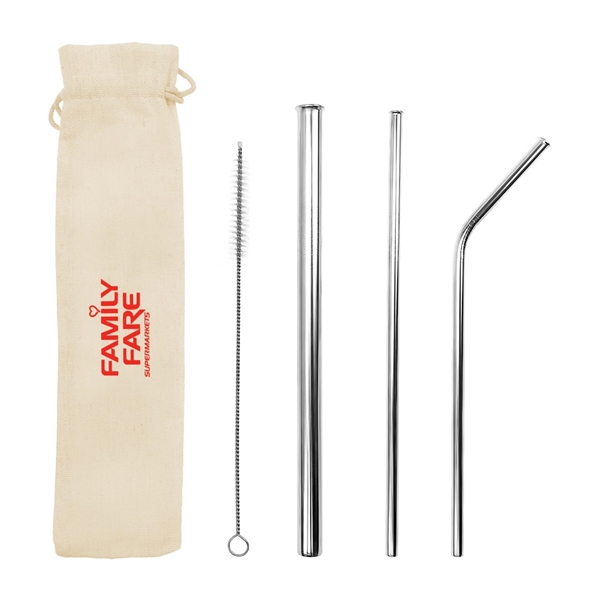 Stainless Steel Straw Set - Image 2