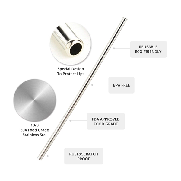 Stainless Steel Straw Set - Image 4