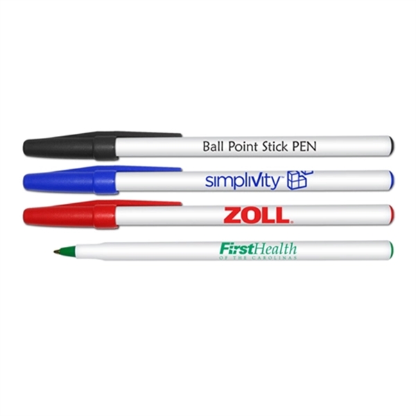 Round Ball Point Stick Pen - Image 1