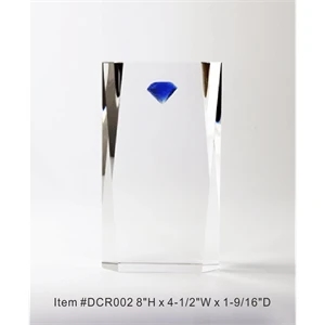 Blue Spark Diamond Crystal Award Trophy.