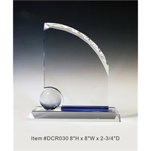 Globe Award Crystal Award Trophy.