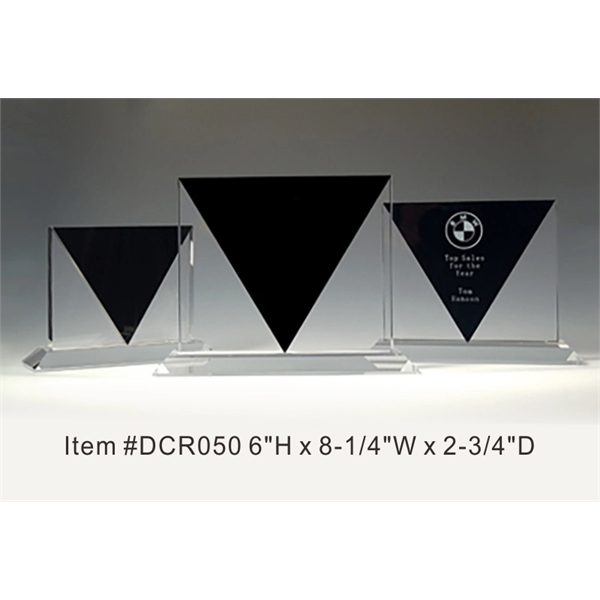 Victory Optical Crystal Award Trophy.