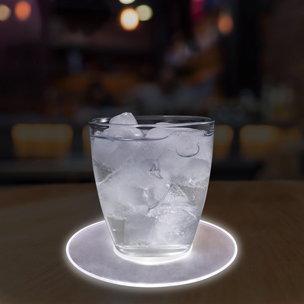 LED 5" Drink Coaster - Image 1