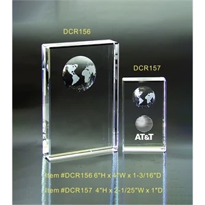 World Optical Crystal Award Trophy.