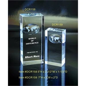 Atlas Optical Crystal Award Trophy.