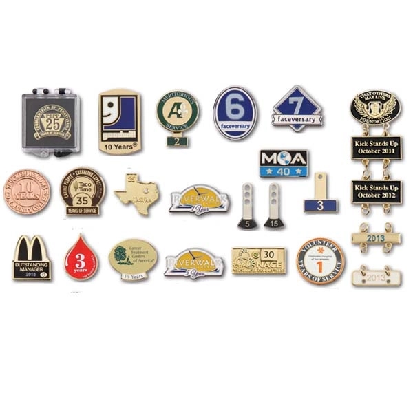 Cloisonne Lapel Pin - Recognition / Years of Service - Image 2