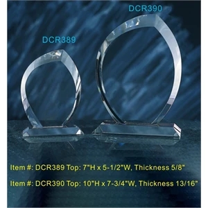 Arc Award optical crystal award trophy.