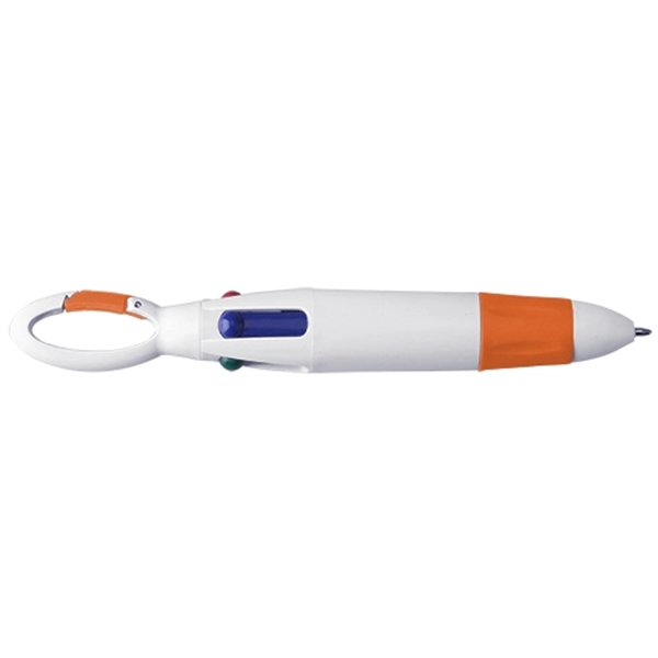 4 Color Carabiner Ballpoint Pen - Image 5