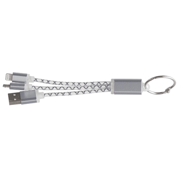 2-in-1 Charging Cable with Keyring - Image 4