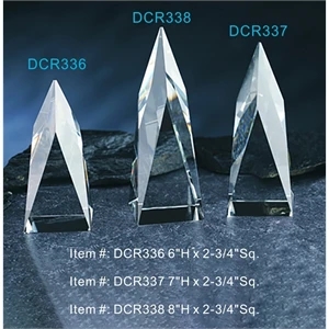 Steeple Awards optical crystal award trophy.