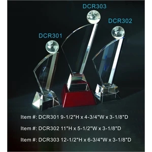Flame Optical Crystal Award Trophy.