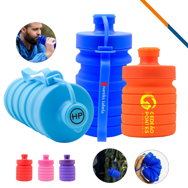 Spring Collapsible Water Bottle - Image 8