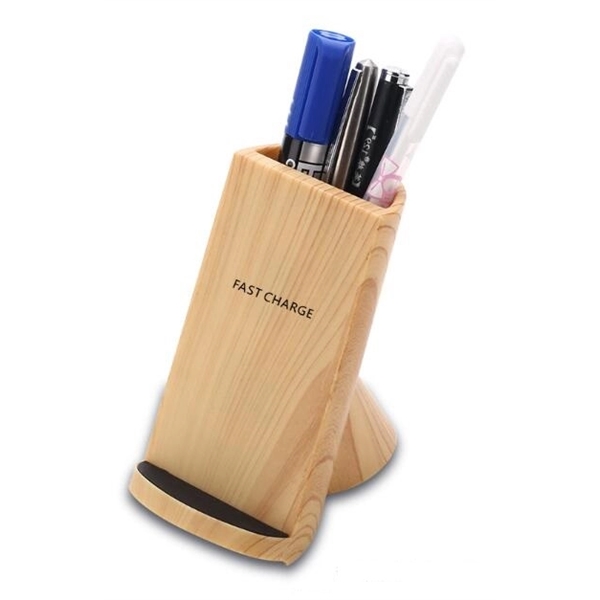 Wireless Charger with Pen Holder - Image 1