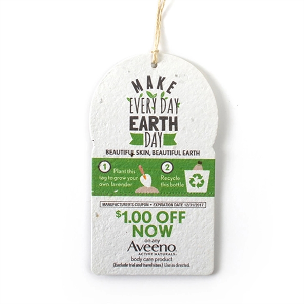 Round Top Seed Paper Product Tag