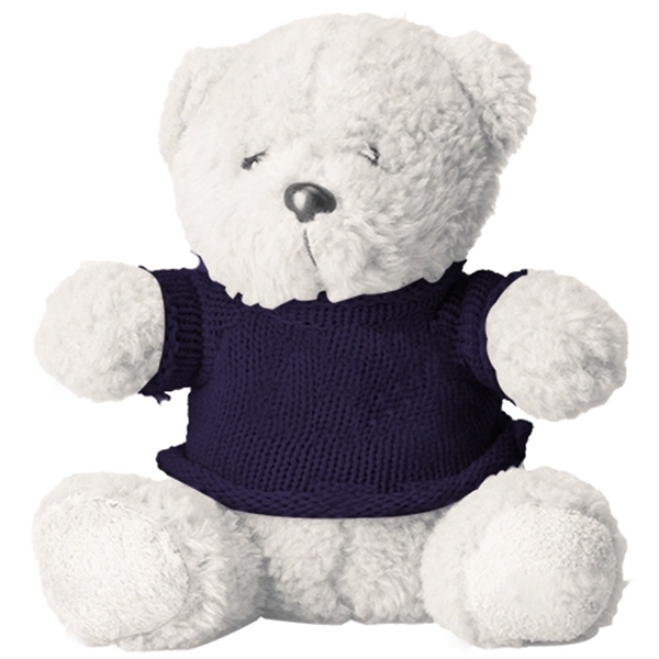6" Plush Bear with Sweater - Image 8