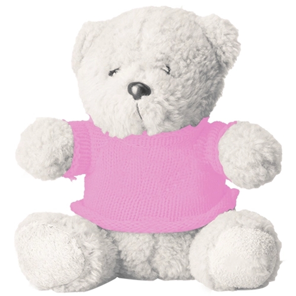 6" Plush Bear with Sweater - Image 11