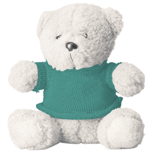 6" Plush Bear with Sweater - Image 12