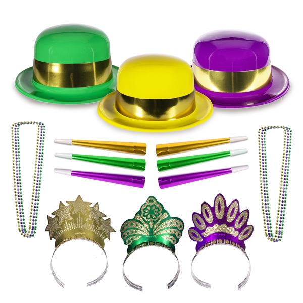 Mardi Gras Party Kit for 25 - Image 1
