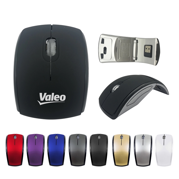 Foldable 2.4GHZ Wireless Optical Mouse/Mice - Image 1