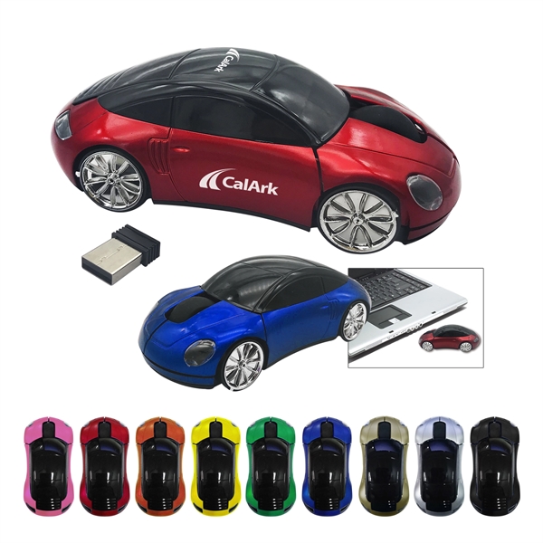 800DPI 2.4GHZ Wireless Car Optical Mouse /Mice - Image 1