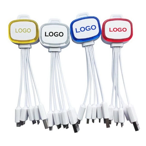 Flashing USB Charging Cable 4 in 1 - Image 1