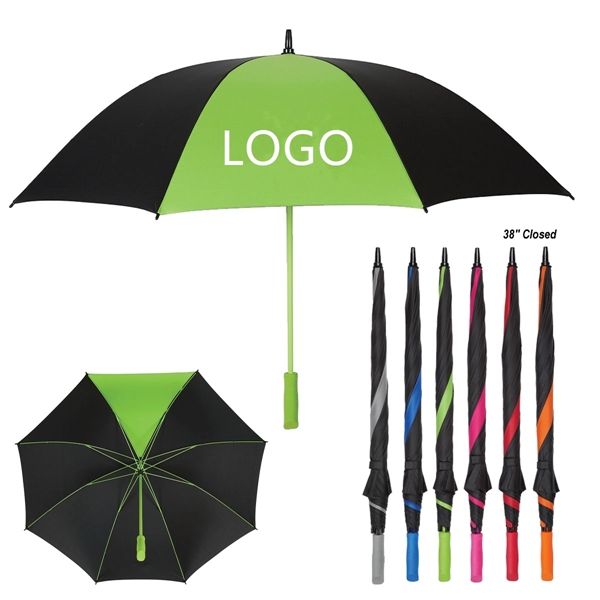 48inch Arc Splash of Color Golf Umbrella