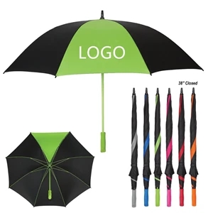 48inch Arc Splash of Color Golf Umbrella