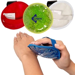Hot/Cold Pack with Plush Backing - Round