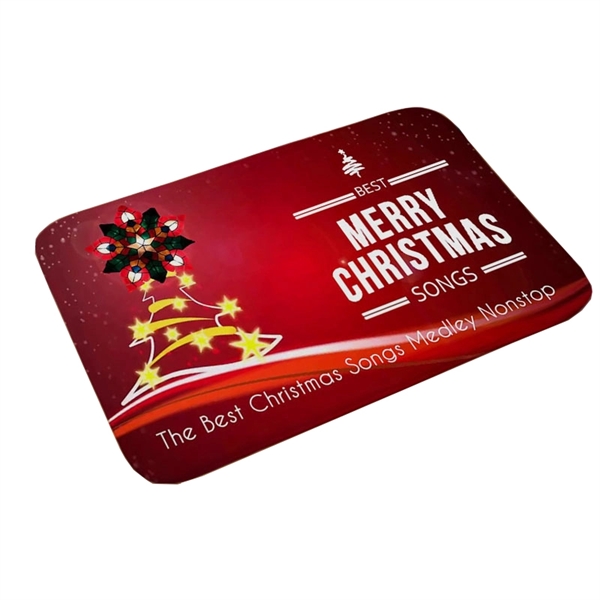 Rectangular Christmas Theme Doormat - Image 1