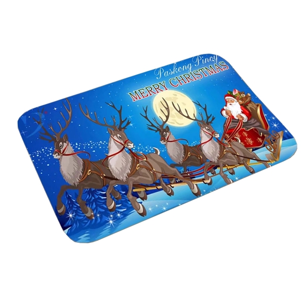 Rectangular Christmas Theme Doormat - Image 2