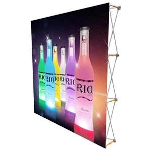 Pop-Up Fabric Backdrop no side graphics- 10'
