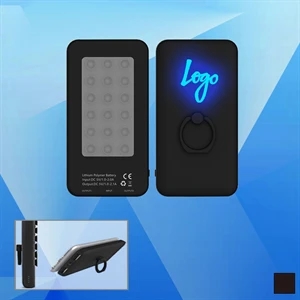 Light-up Logo Power Bank with Mobile Holder