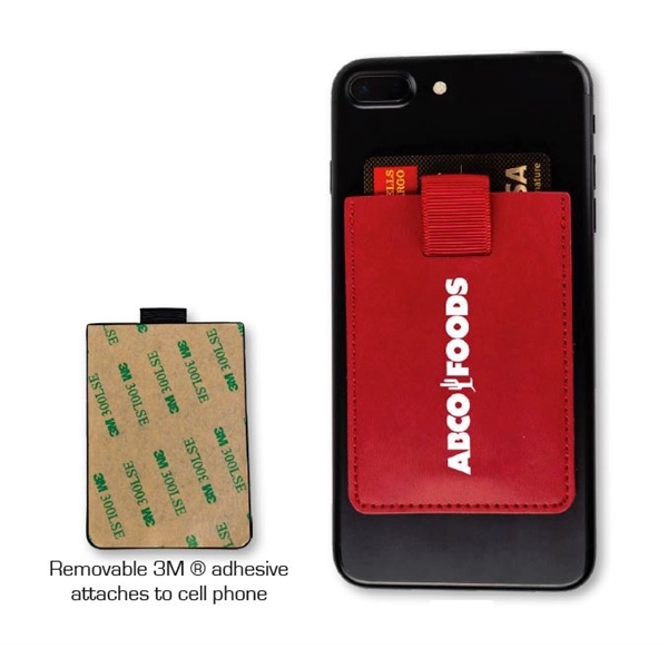 CardSafe Leather Cell Phone Wallet - Image 1