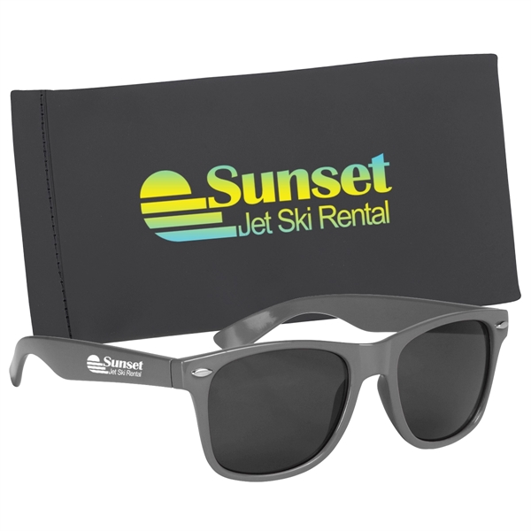 Malibu Sunglasses With Pouch - Image 6