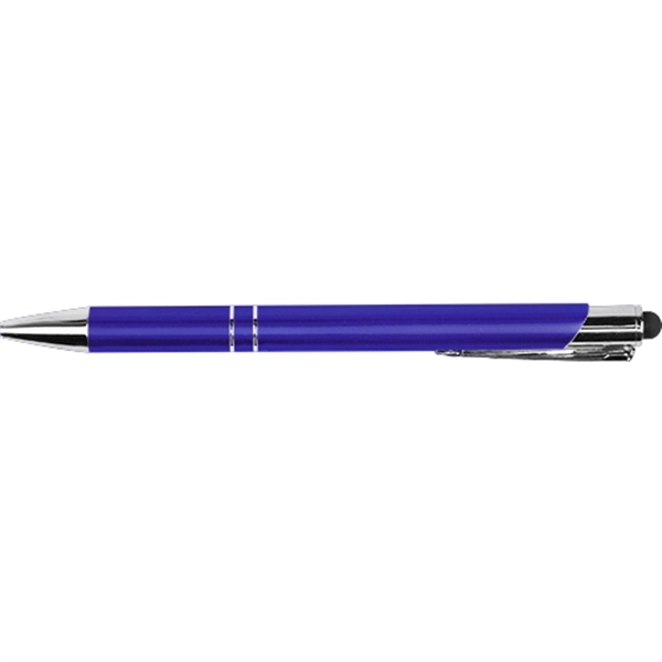 Blue Ink Metal Stylus Pen - Image 2